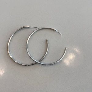 Kendra Scott silver hoops